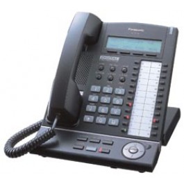 KX-T7630-B Panasonic Refurbished Digital Proprietary Telephone 3-Line LCD Speakerphone Black
