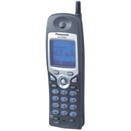 KX-TD7896 Panasonic Refurbished System Cordless Phone 2.4 GHz FHSS Multi-Line Wireless System Telephone w/Backlit LCD Display Black