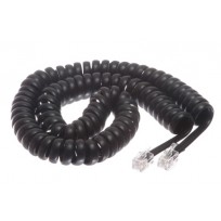 Replacement Handset Cord Gloss Black