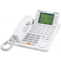 KX-T7456 Panasonic Refurbished Digital 24 Button Speakerphone 6-Line Display White