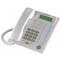 KX-T7736 Panasonic Advanced Hybrid Proprietary Telephone 3-Line Backlit LCD Speakerphone White