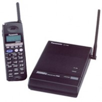 KX-T7885 Panasonic 900Mhz Wireless Telephone 3-Line Backlit LCD Display 12 CO Line Headset Jack