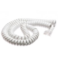 Replacement Handset Cord Gloss White